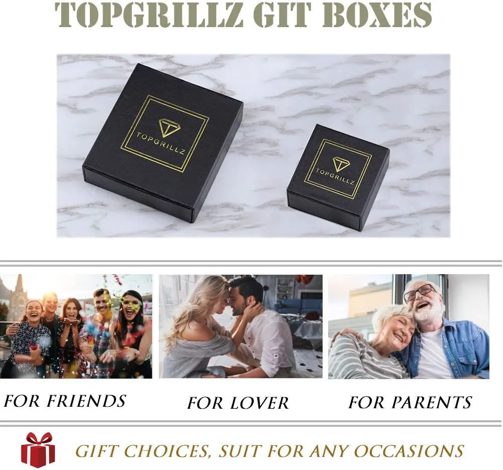 TOPGRILLZ Cross Necklace for Women Sterling Silver Necklace Gold Cross Necklace Iced out Cubic Zirconia Cross Chain for Men Cross Pendant with 20 Stainless Box Chain