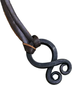 Viking Troll Cross Pendant - Hand-Forged Iron - Norse/Medieval/Jewelry