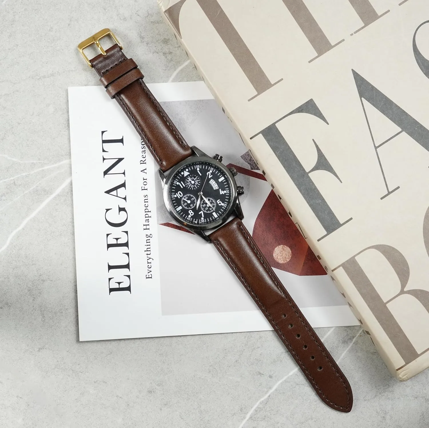 Vintage Leather Watch Band Quick Release Leather Strap For Men Women Handmade Extra Soft Watch Wrist Band Elegant Replacement Stainless Steel Strap 18mm 19mm 20mm 21mm 22mm