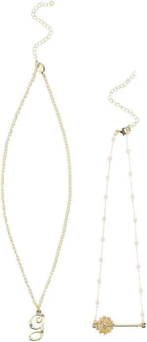 Wicked G Pendant 2-Piece Necklace Set