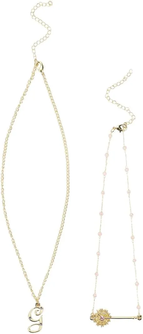 Wicked G Pendant 2-Piece Necklace Set