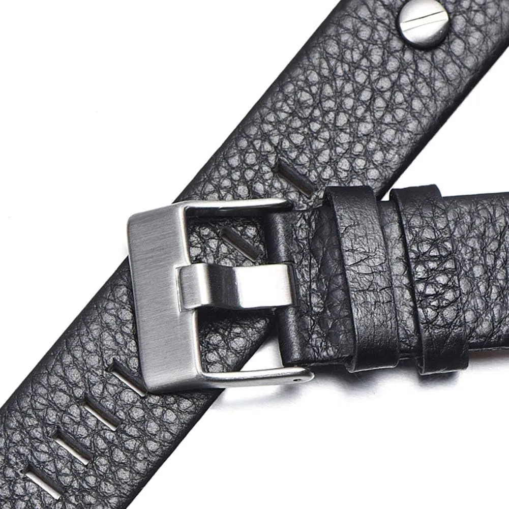 ZHUOLEI Diesel Watch Band Replacement Calfskin Leather Watch Strap with Tool 24mm 26mm 28mm Replacement for Diesel Watches Men