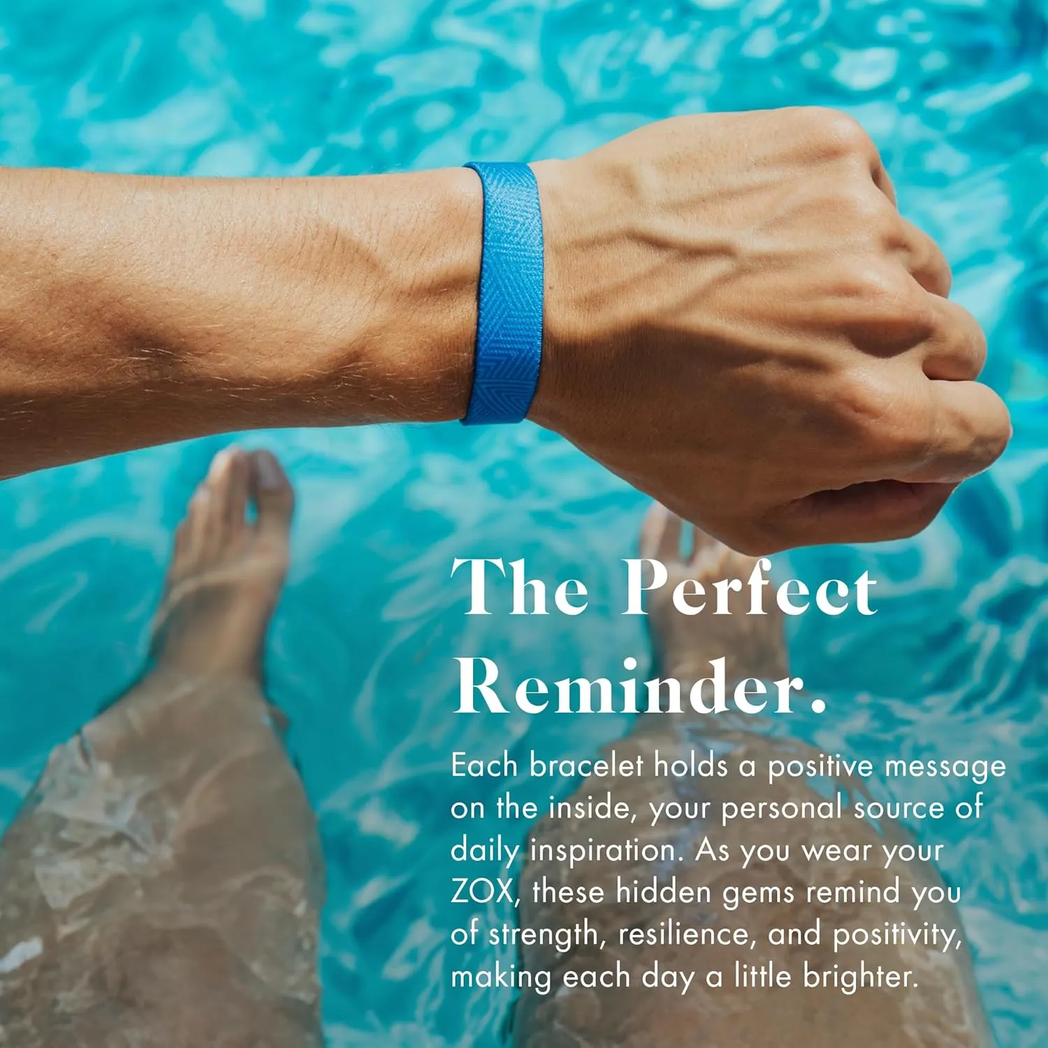 ZOX Bracelets  Stretchy Elastic Band with Motivational Affirmations and Beautiful Artwork, Great Wristband Gift for Men & Women of All Ages