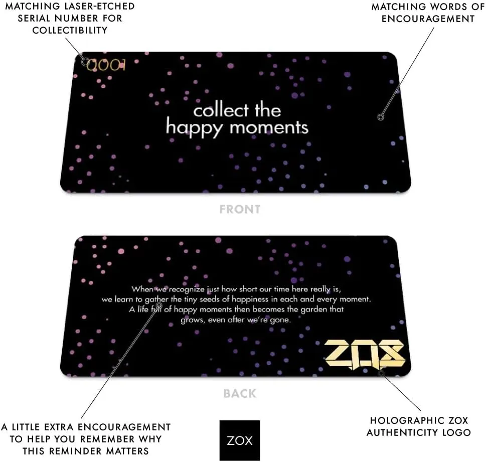 ZOX Bracelets  Stretchy Elastic Band with Motivational Affirmations and Beautiful Artwork, Great Wristband Gift for Men & Women of All Ages