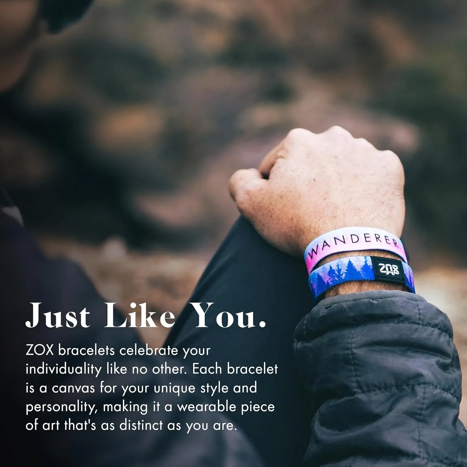 ZOX Bracelets  Stretchy Elastic Band with Motivational Affirmations and Beautiful Artwork, Great Wristband Gift for Men & Women of All Ages