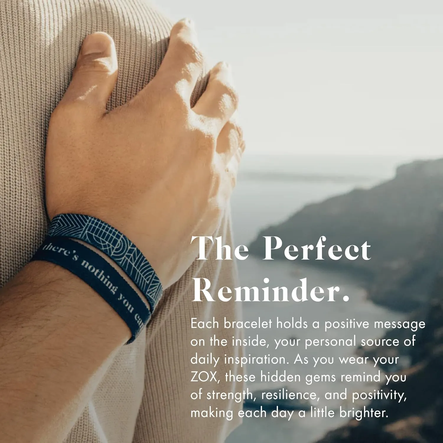 ZOX Bracelets  Stretchy Elastic Band with Motivational Affirmations and Beautiful Artwork, Great Wristband Gift for Men & Women of All Ages